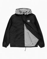 Vans Riley Hooded Coaches Erkek Ceket Black