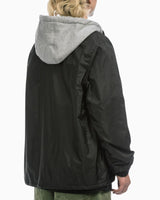 Vans Riley Hooded Coaches Erkek Ceket Black