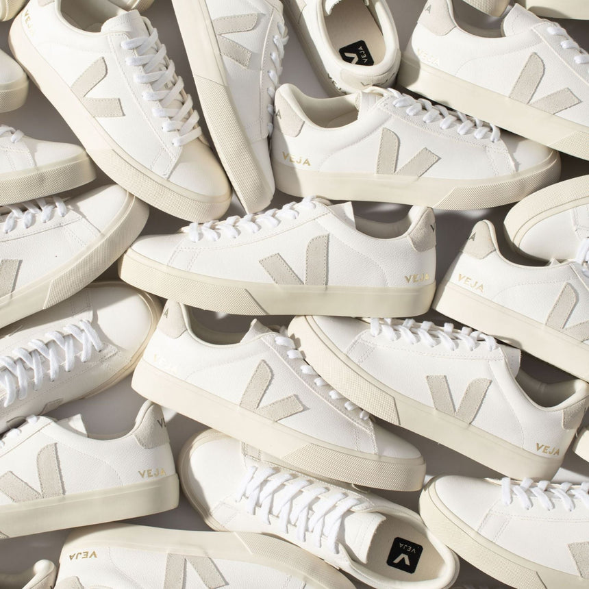 VEJA Campo Chromefree Leather Erkek Sneaker White/Natural