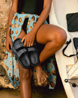Etna Organic Traced Leather Women's Slides