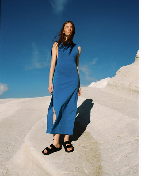 Etna Organic Traced Leather Women's Slides