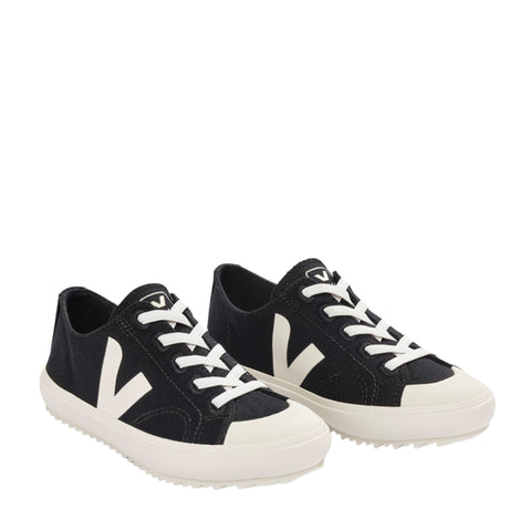 VEJA Small Flip Elastic Laces Canvas Çocuk Sneaker Black/Pierre