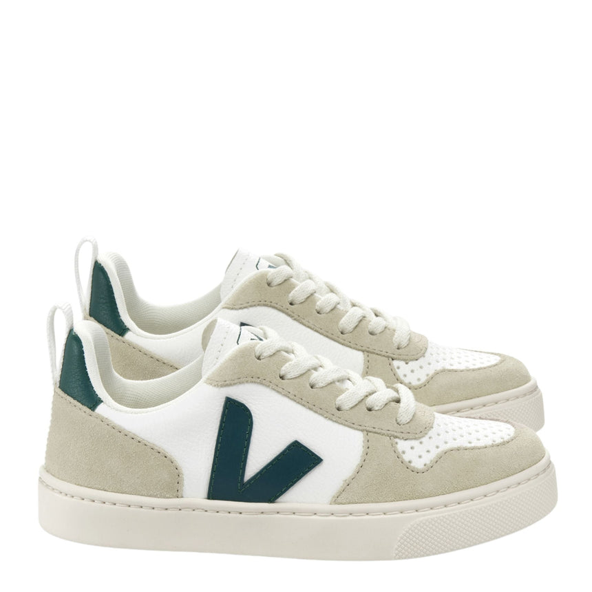 VEJA Small V-10 Laces Chromefree Leather Çocuk Sneaker 