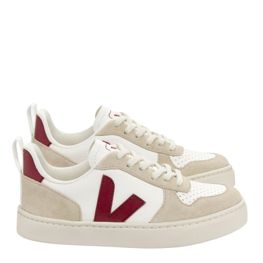 VEJA Small V-10 Laces Chromefree Leather Çocuk Sneaker 