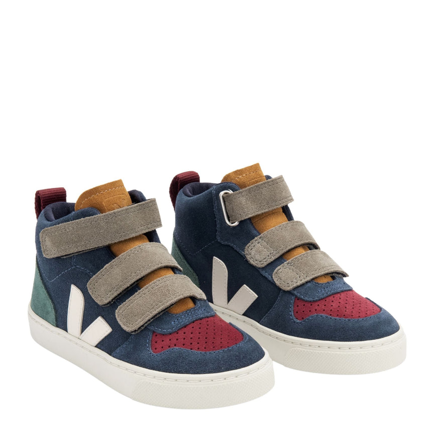 VEJA Small V-10 Mid Suede Çocuk Sneaker Multico/Mud Paros