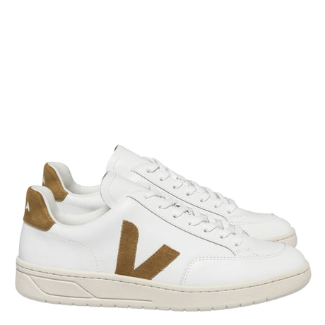 VEJA V-12 Leather Erkek Sneaker Extra White/Camel