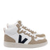 VEJA V-15 Chromefree Leather Kadın Sneaker Extra White-Nautico Sahara