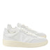 VEJA V-90 Leather Erkek Sneaker Gravel/White