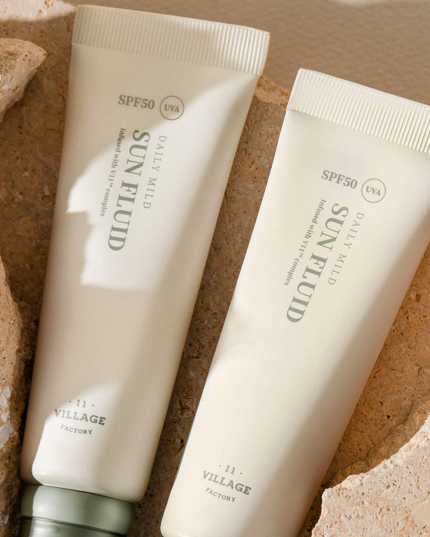 Village 11 Factory Daily Mild Sun Fluid SPF50+ PA++++ 50ml
