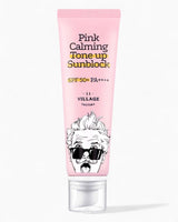 Village 11 Factory Pink Calming Tone Up Sun Block SPF50+ PA++++ 50ml