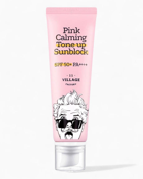 Village 11 Factory Pink Calming Tone Up Sun Block SPF50+ PA++++ 50ml
