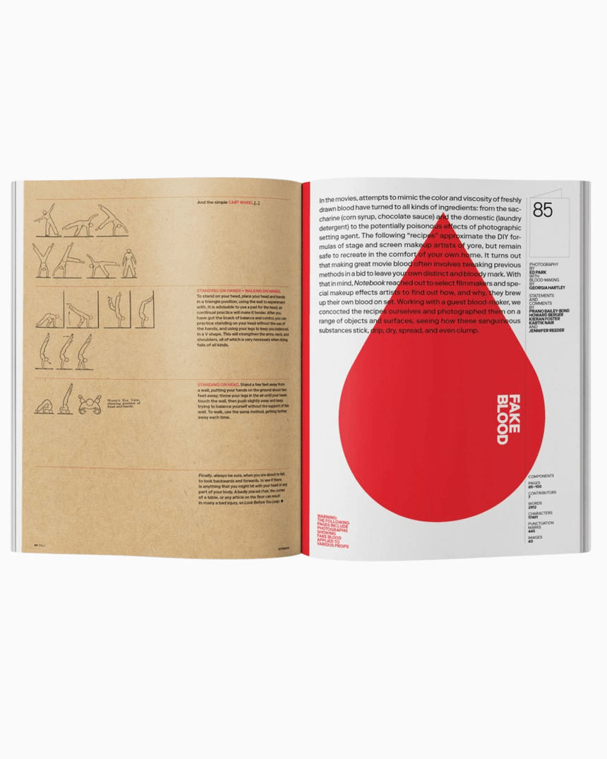 MUBI Notebook Issue  - Step 1: Hold Magazine In Your Hands