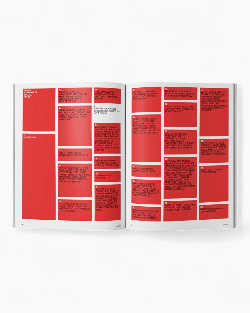 MUBI Notebook Issue  - Step 6: In The Moment Of Match-Strike