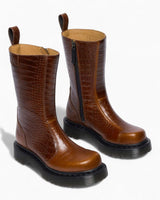 Rejena Croc Emboss Leather Women's Boot