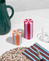 Stripe Pillar Candle M