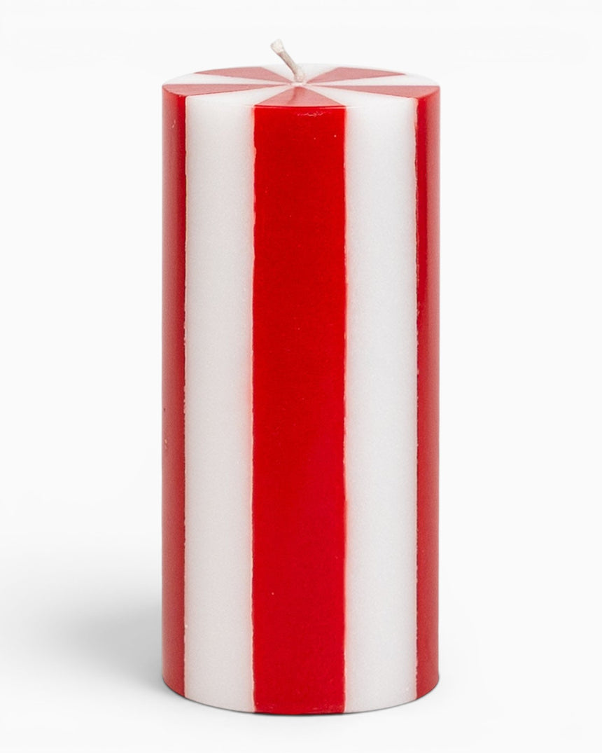 Stripe Pillar Candle M