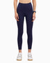 Zipper Waist Shaper Leggings Navy